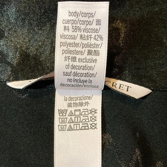 NWOT Victoria’s Secret Black Signature Sleep Romper S - Picture 9 of 16